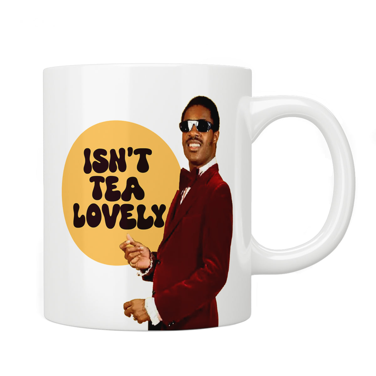 Stevie Wonder Isn’t Tea Lovely Mug