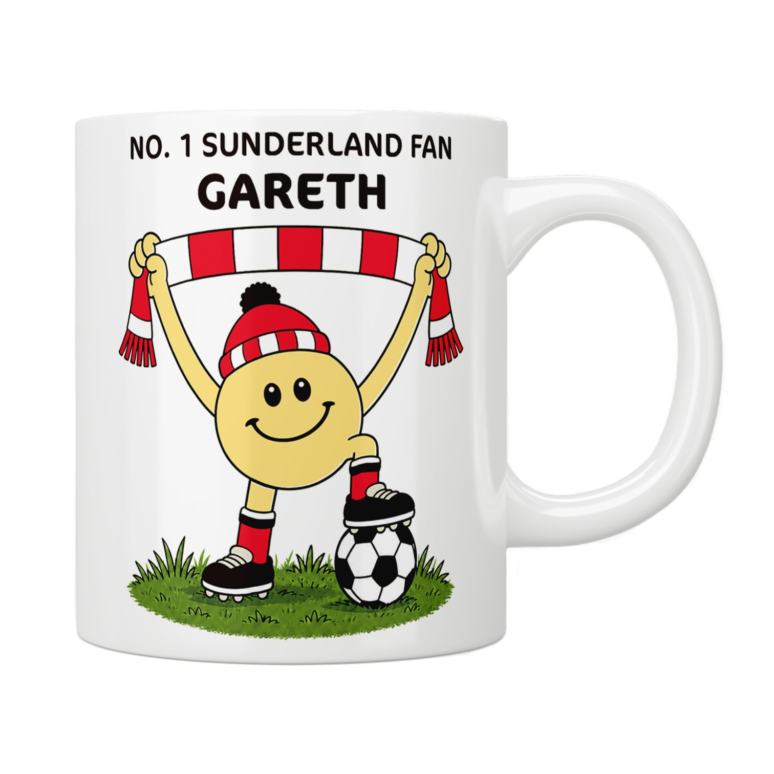 Personalised No. 1 Sunderland Fan Mug