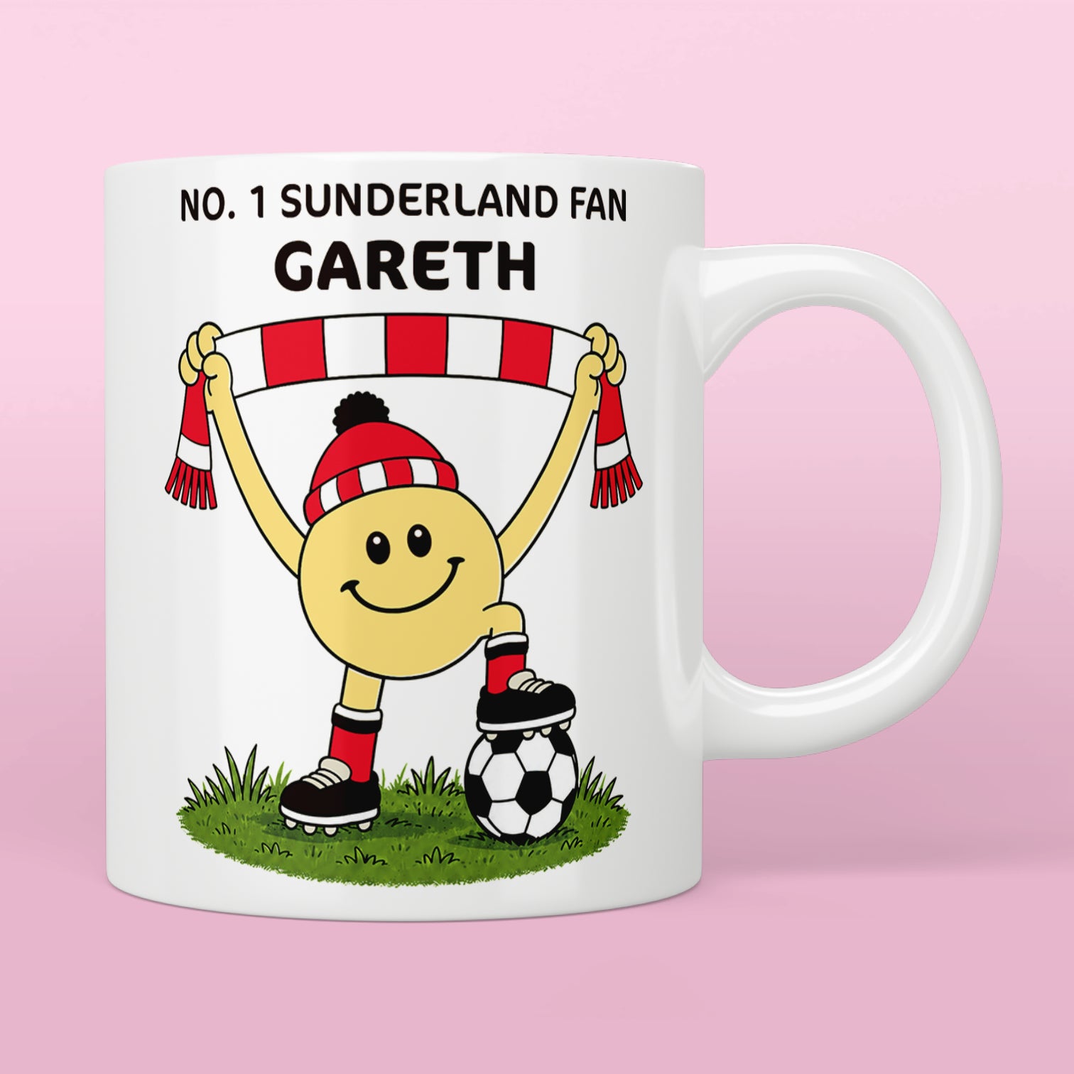 Personalised No. 1 Sunderland Fan Mug