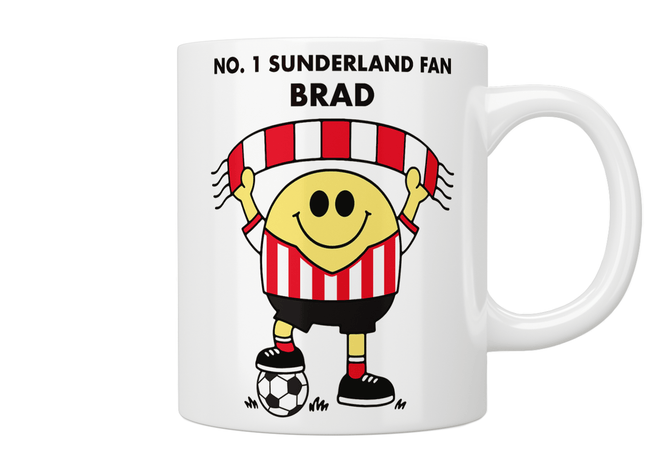Personalised No. 1 Sunderland Fan Mug