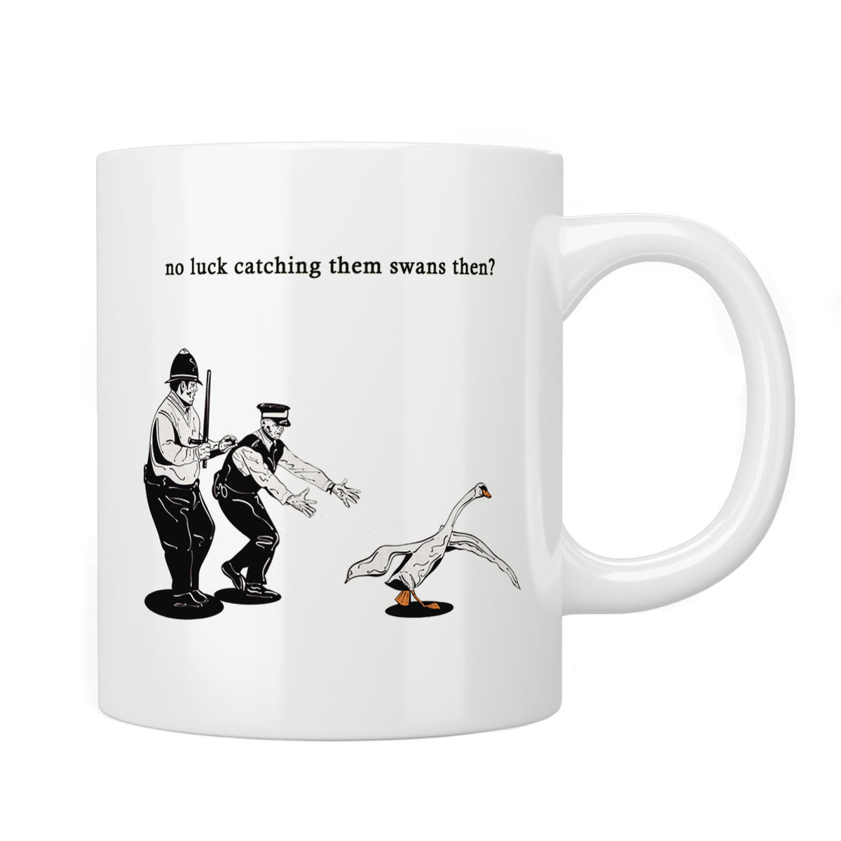 Hot Fuzz Swans Mug