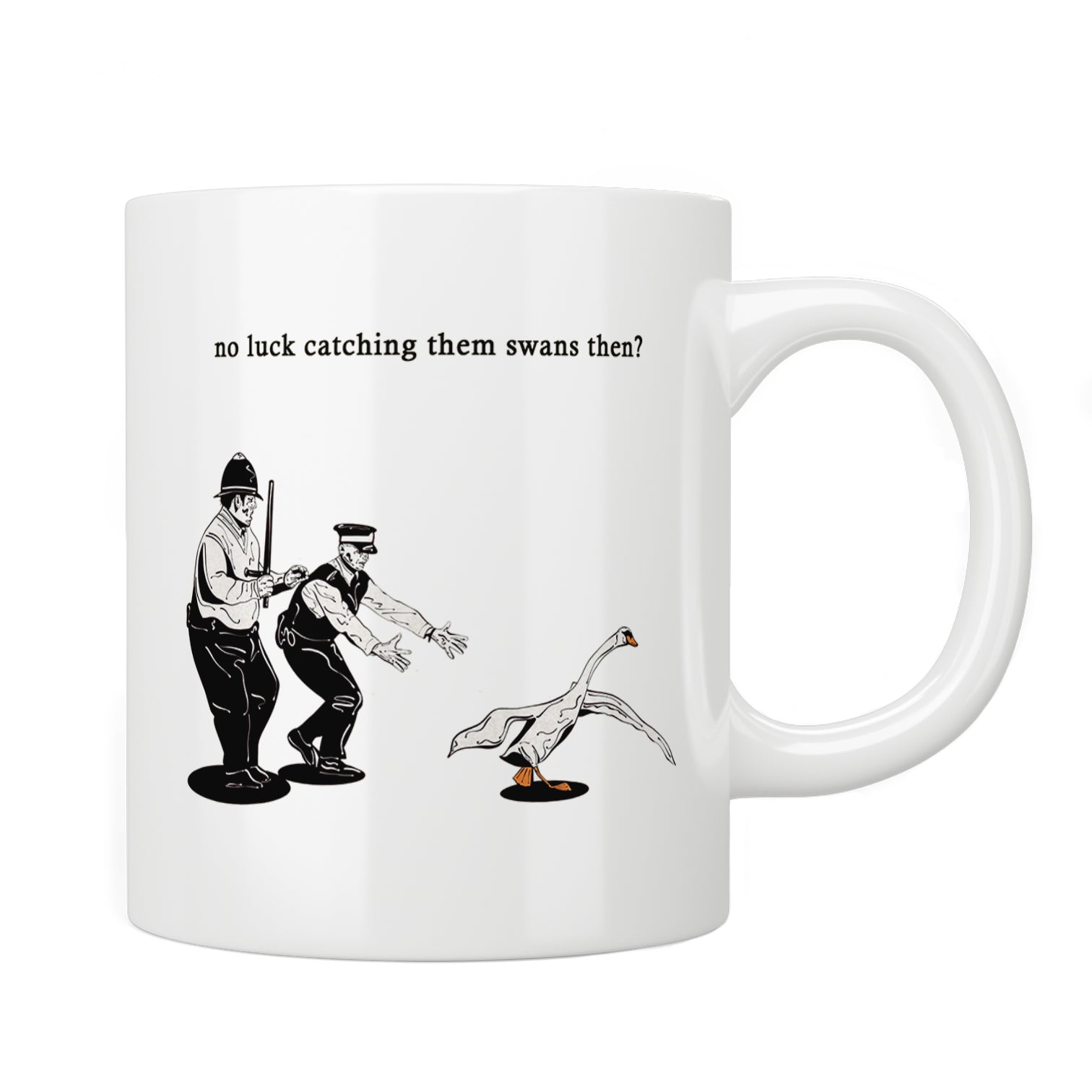Hot Fuzz Swans Mug