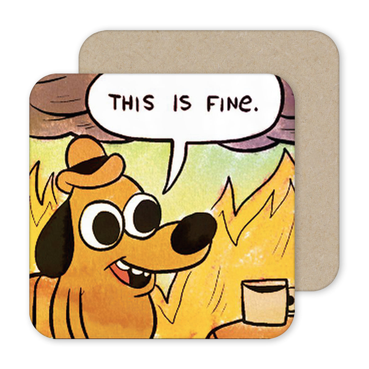 This Is Fine Meme Mug