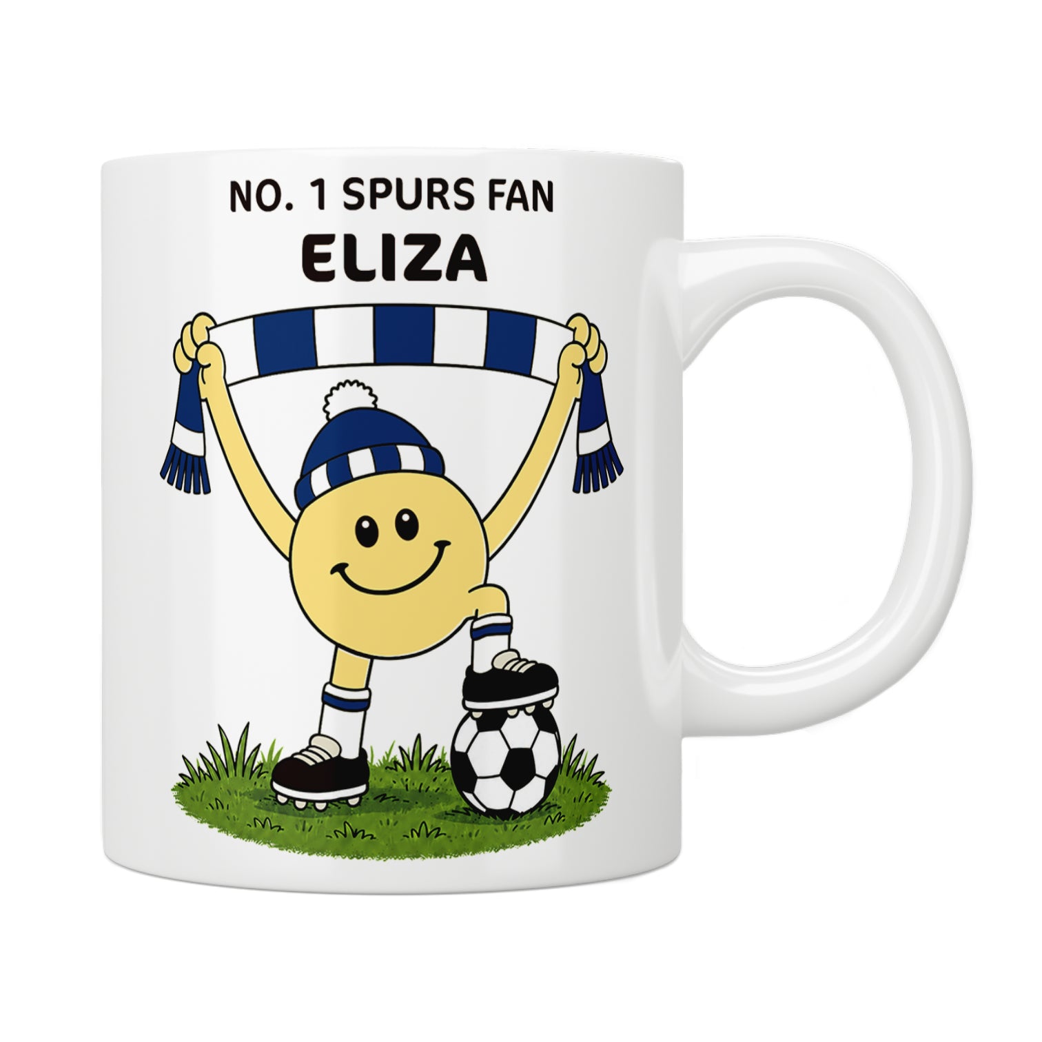 Personalised No. 1 Spurs Fan Mug