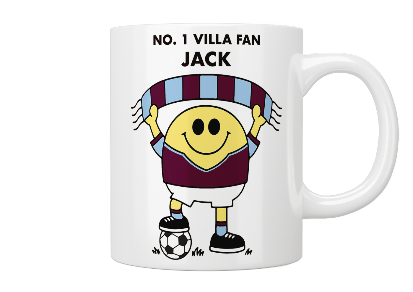 Personalised No. 1 Villa Fan Mug