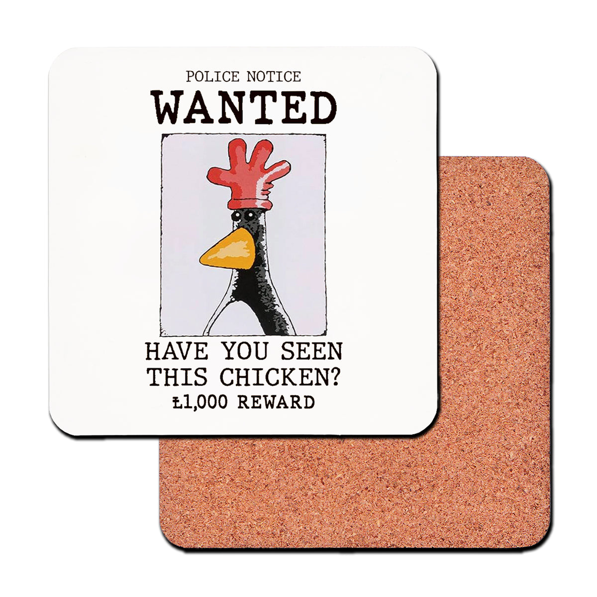 Wallace & Gromit Feathers McGraw Wanted Poster Mug