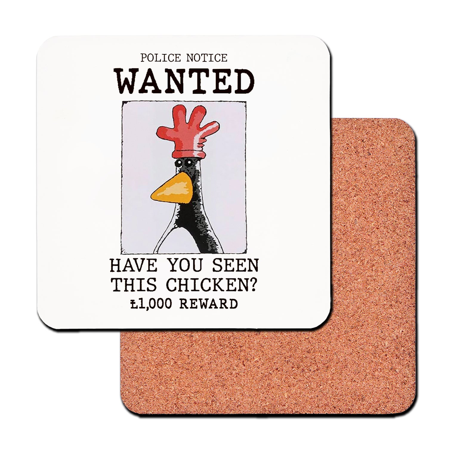 Wallace & Gromit Feathers McGraw Wanted Poster Mug