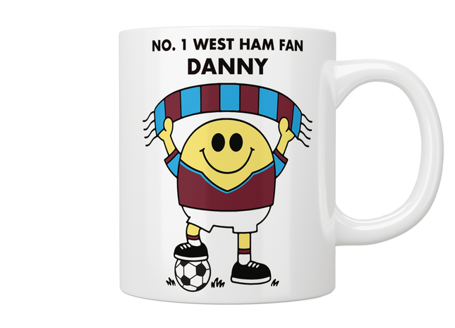 Personalised No. 1 West Ham Fan Mug