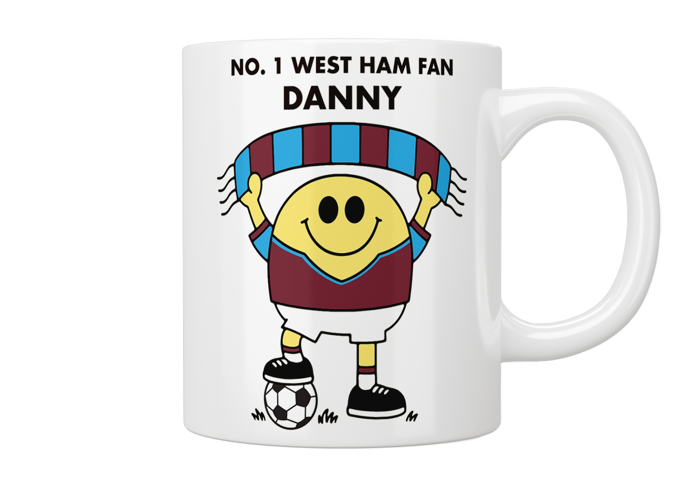 Personalised No. 1 West Ham Fan Mug