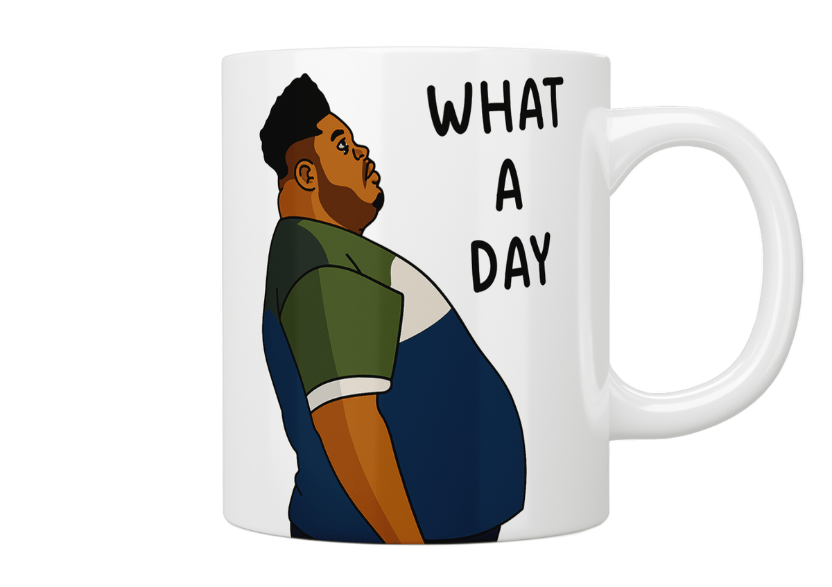 Harvey Price "What A Day" Mug